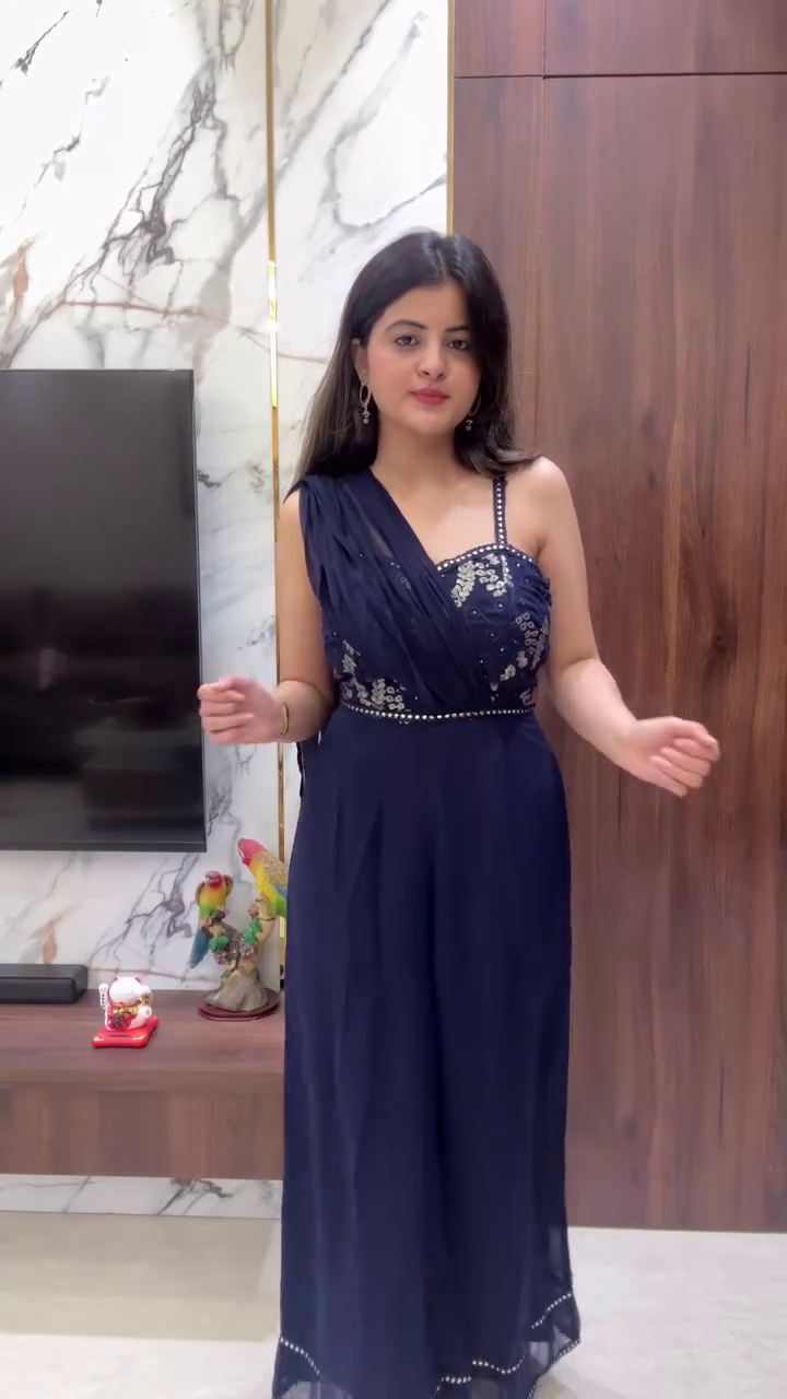 Rust Gold Printed Festive Maxi Dress