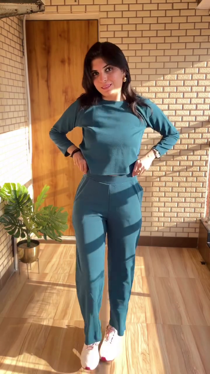 Teal Co-Ord Lounge Set – Sleek Comfort Meets Everyday Style