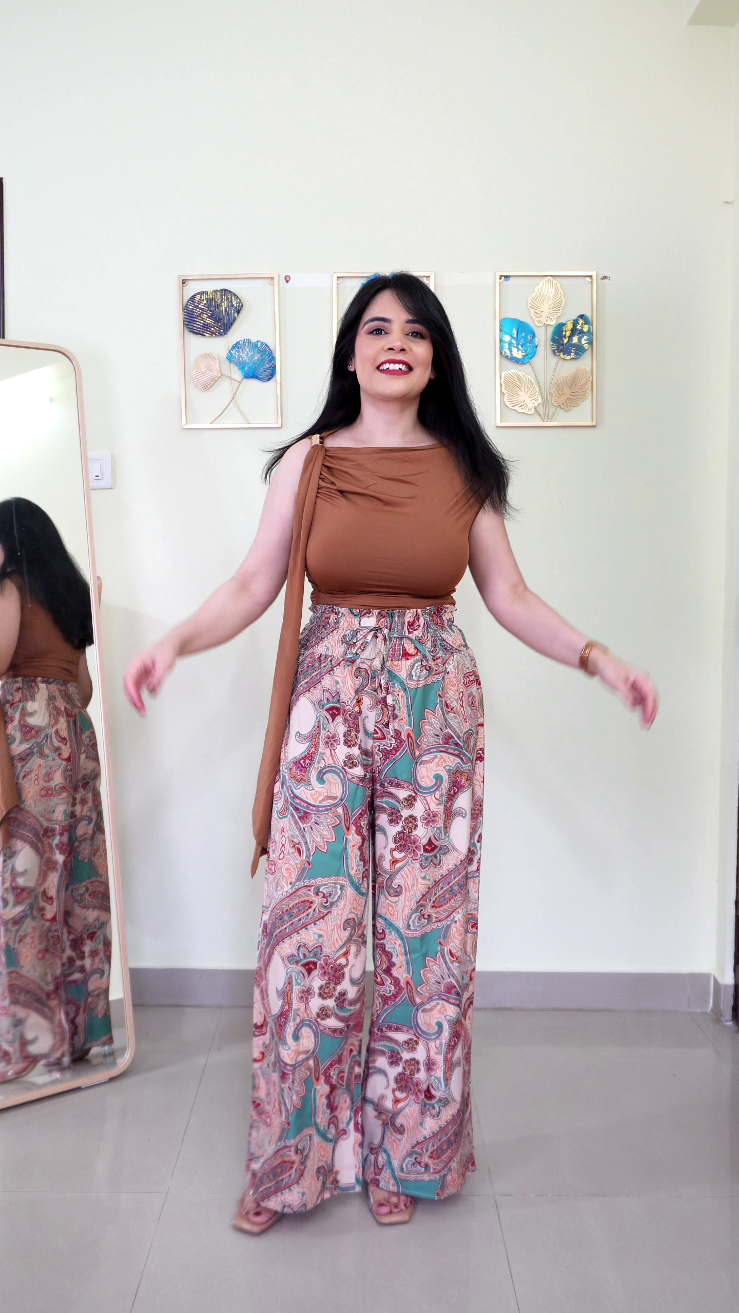 Monochrome Ease Wrap Pants