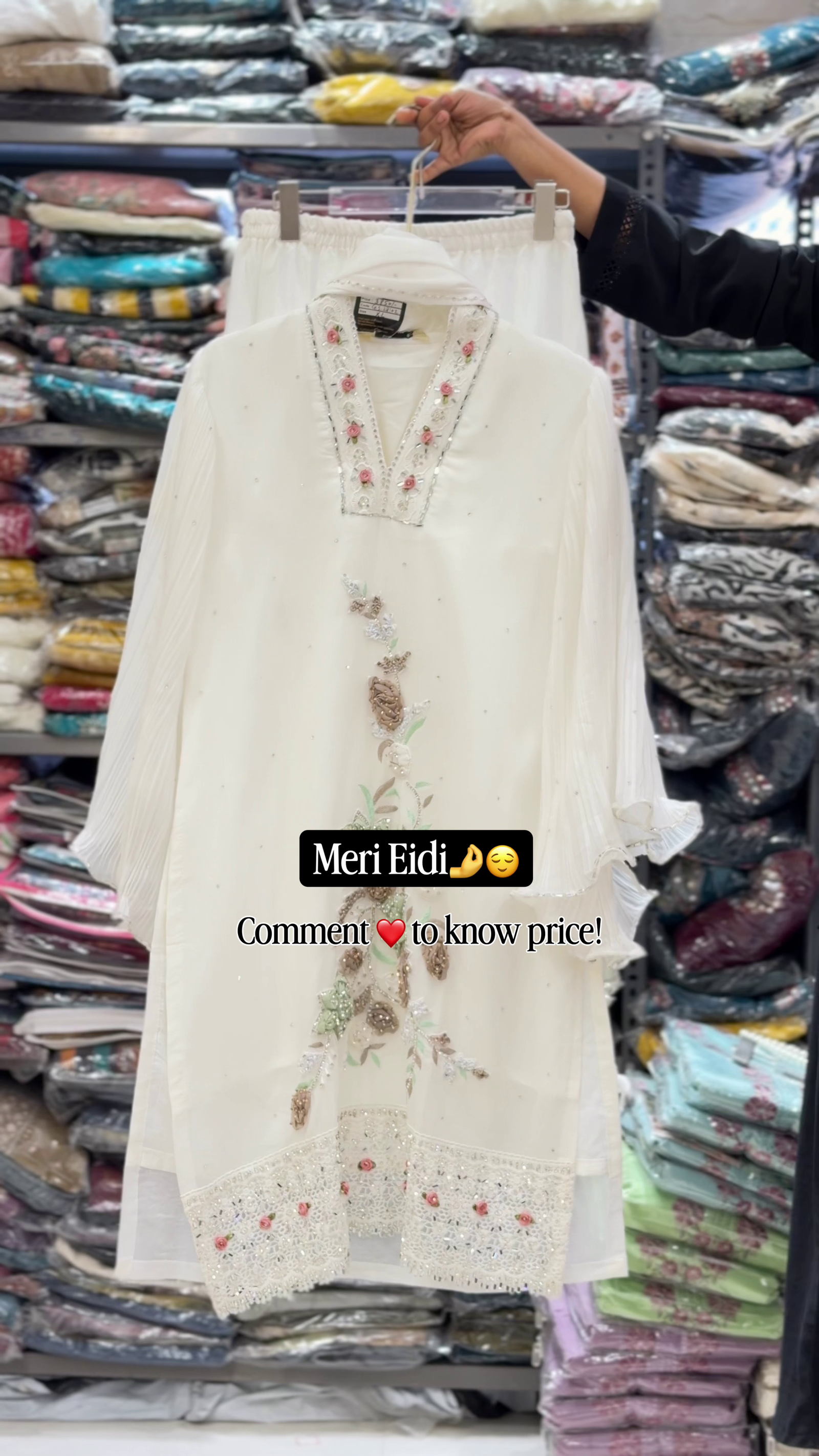 Elegant White Festive Wear