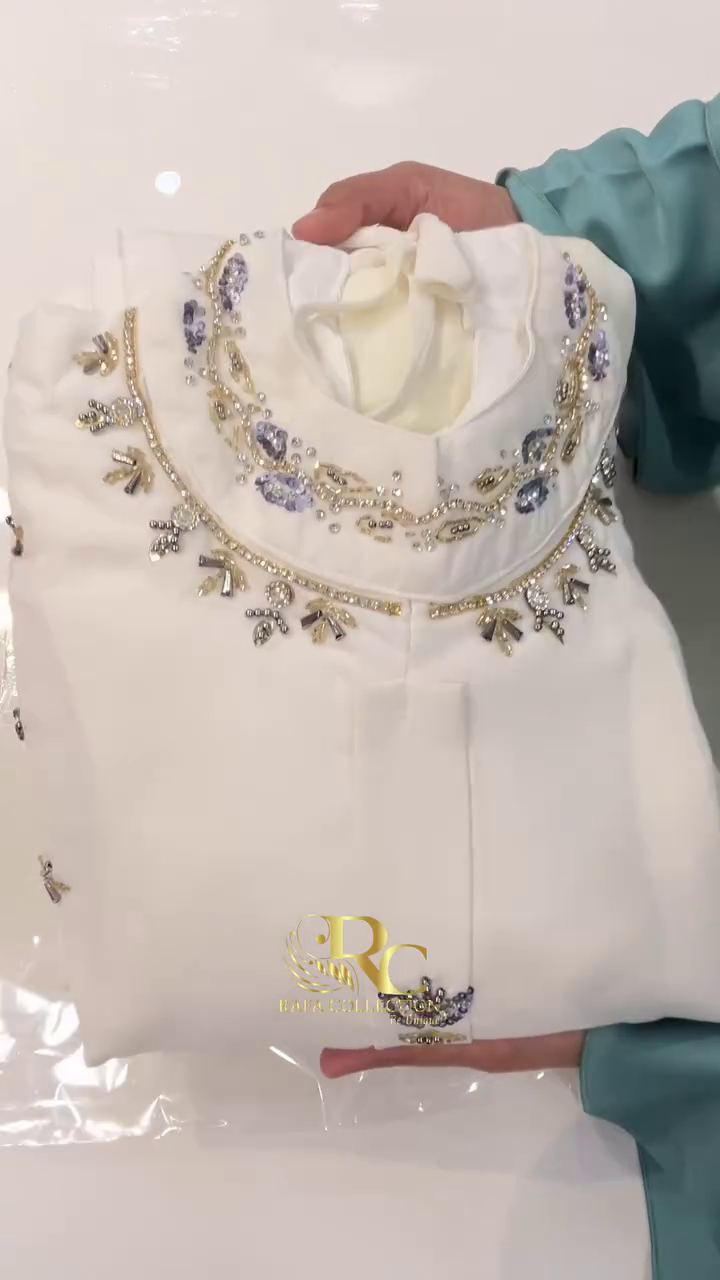 Luxury White Embellished Kurti – Premium Designer Festive Wear ✨🤍