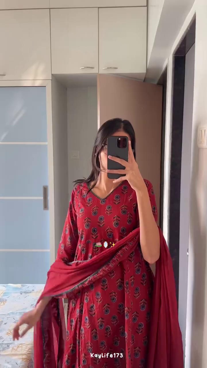 Pastel Lime Floral Kurta Set