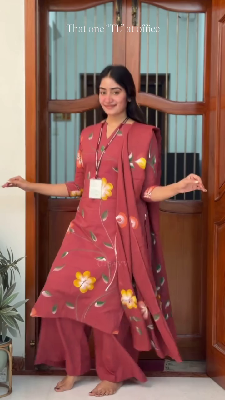 Soft Ethnic Office Wear