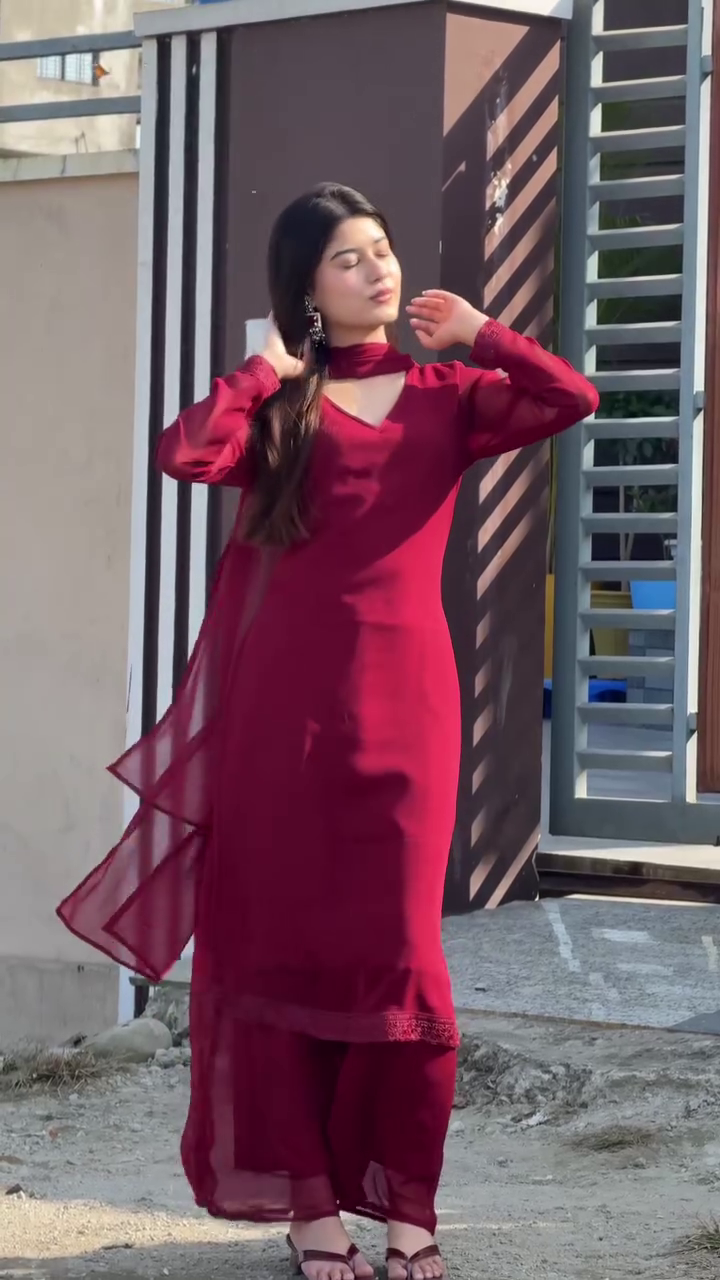 Chiffon Kurta Set