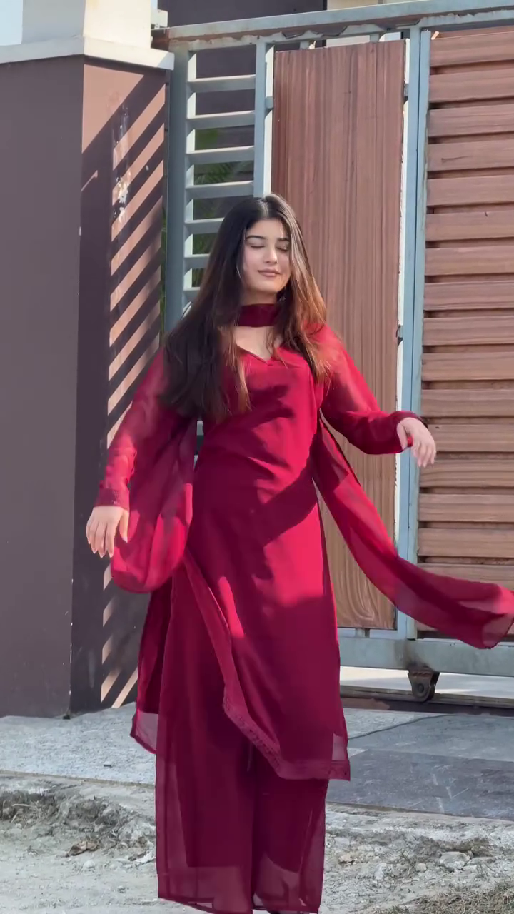 Chiffon Kurta Set