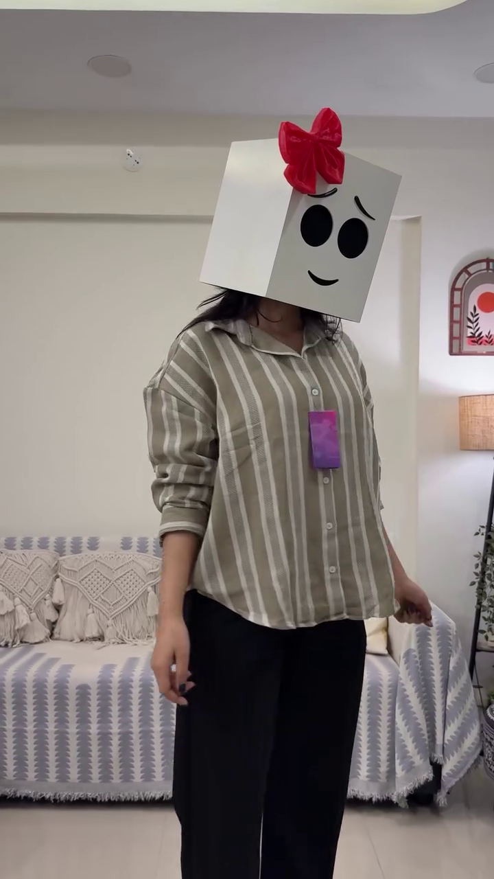 Classic Striped Cotton Shirt for Women