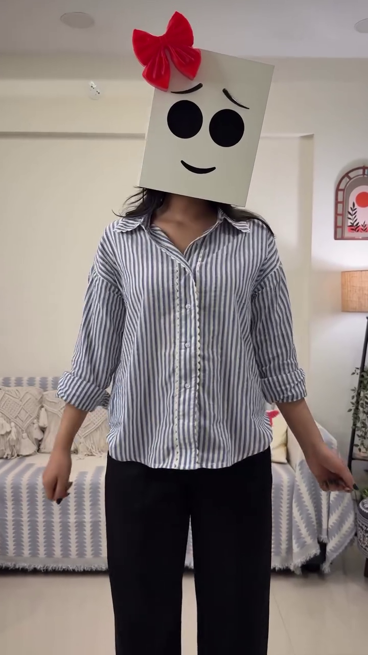 Classic Striped Cotton Shirt for Women