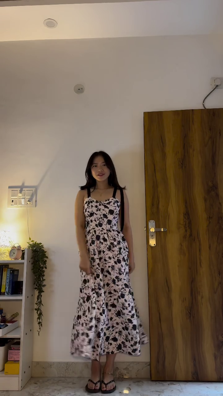 Olive Green Puff Sleeve Midi Dress