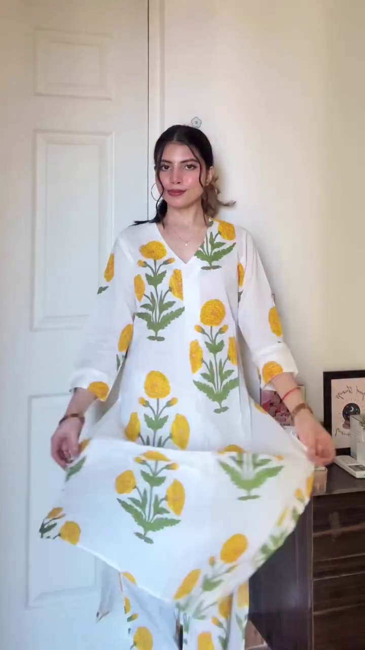 Lime Yellow Elegant Ethnic Suit Set
