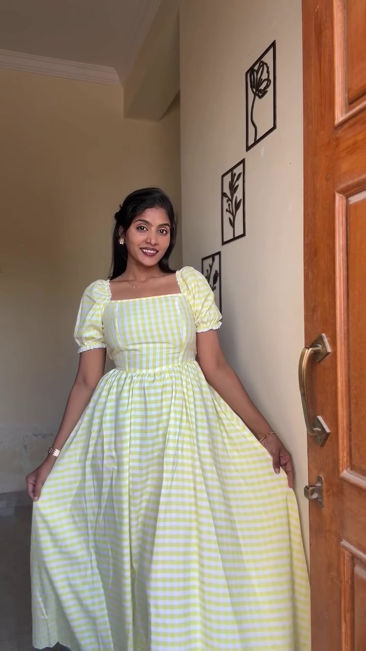 Pastel Yellow Layered Maxi Dress