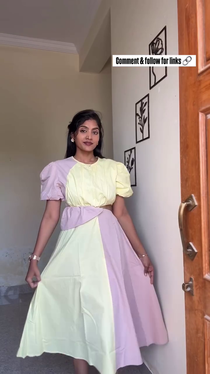 Pastel Yellow Layered Maxi Dress