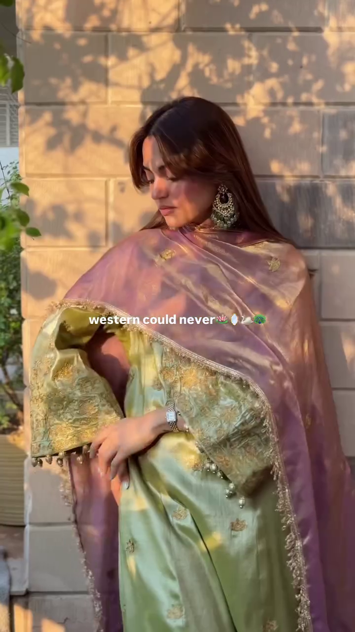 Olive Green Embroidered Kurta Set