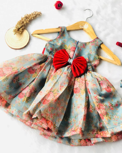 Amazing printed birthday dress for Cute Baby Girls