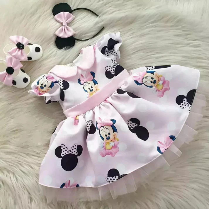 Amazing printed birthday dress for Cute Baby Girls