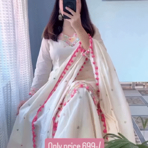 Velvet Anarkali Gown with Graceful Finish