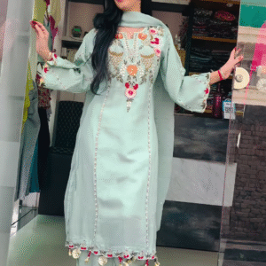 Fusion Kurti with Mirror Work