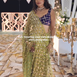 Kalamkari Saree with Artistic Design