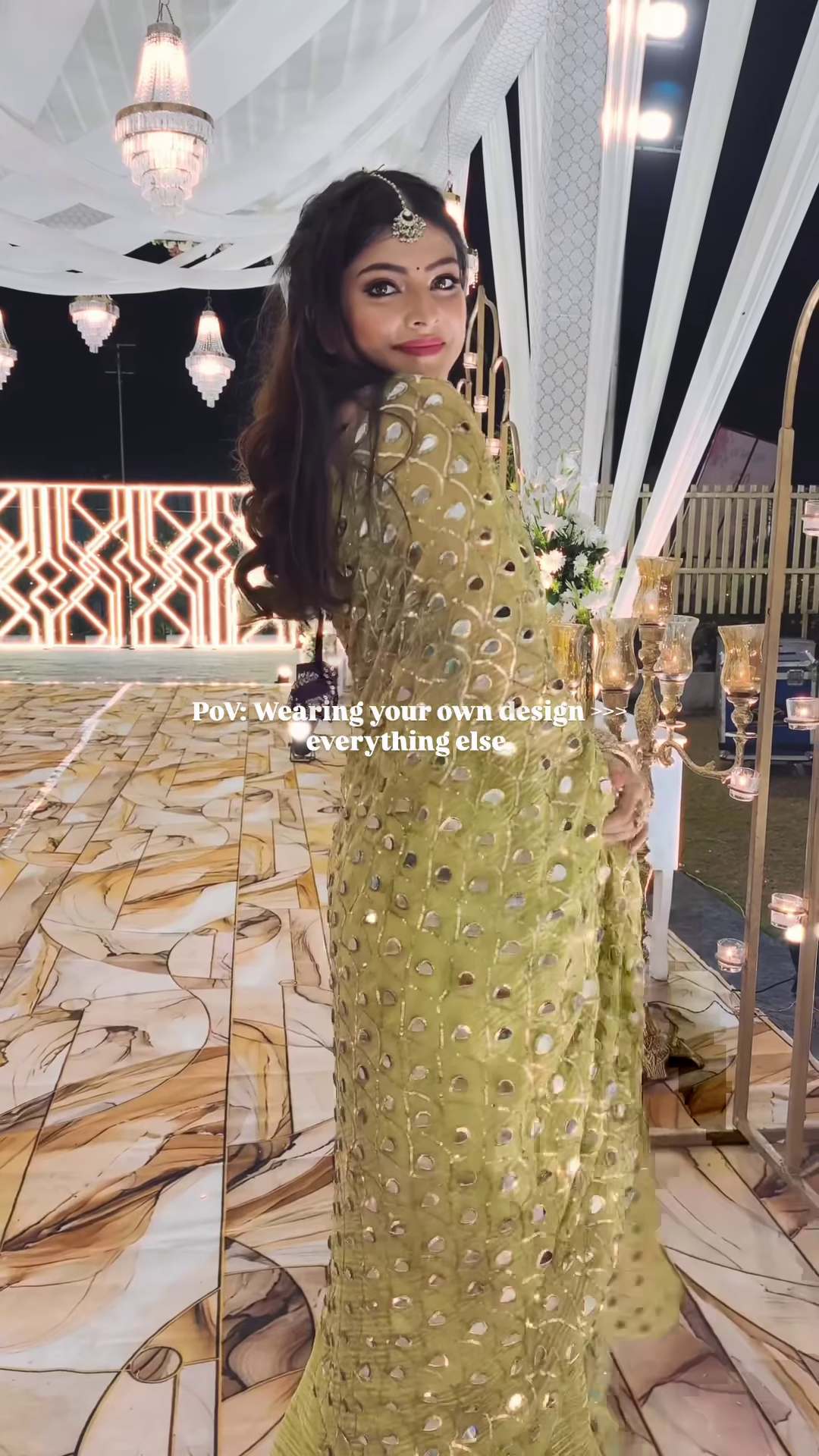 Kalamkari Saree with Artistic Design - Image 4