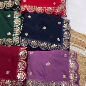 Classic Beauty – Handwoven Banarasi Saree with Rich Detailing